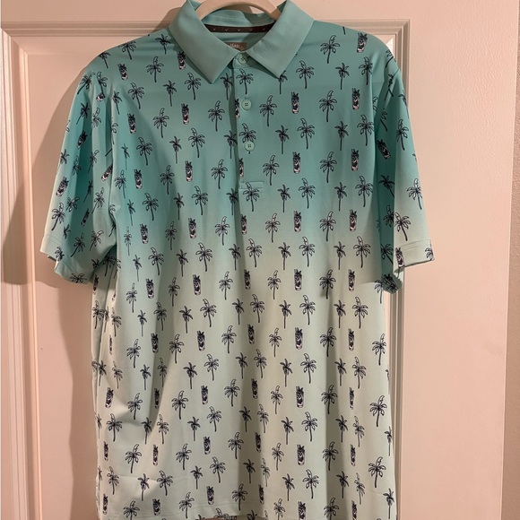 Callaway Other - Callaway Men’s Mojito Ombré Print Golf Polo with Crescent Farms Golf Club Logo